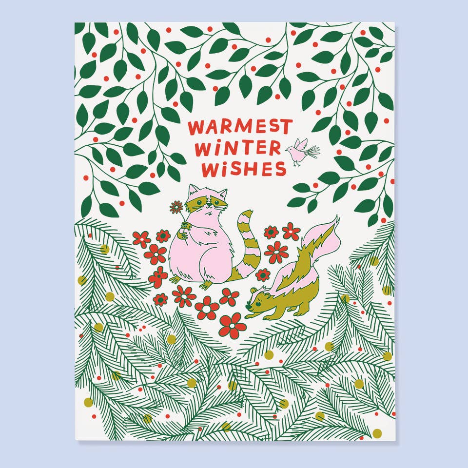 Woodland Winter card