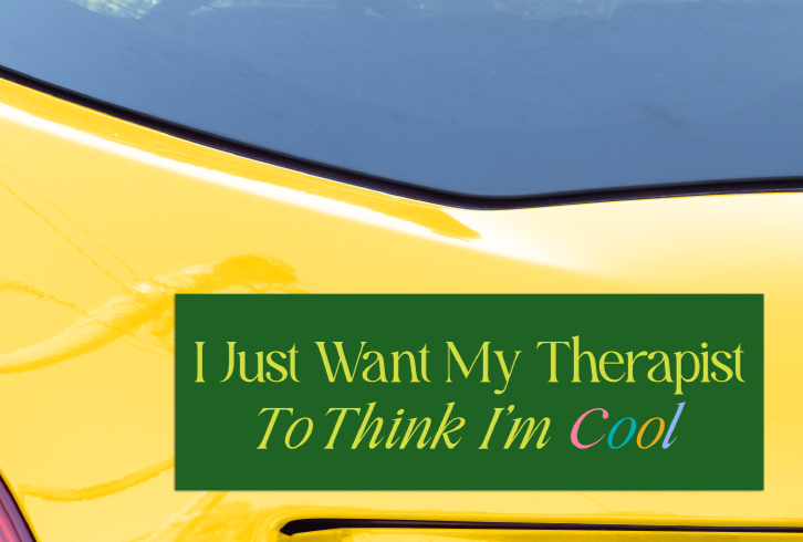Cool Therapist Bumper Sticker