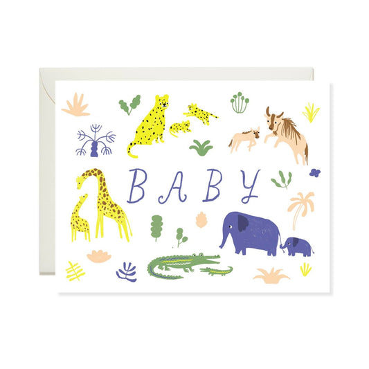 Baby Safari card