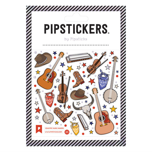 Country Music Makers Sticker Sheet