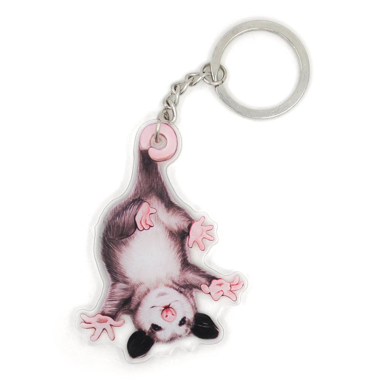 Baby Opossum Keychain