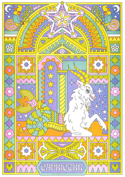 Capricorn Astrology A3 Print