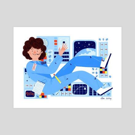 Sally Ride 8x10"