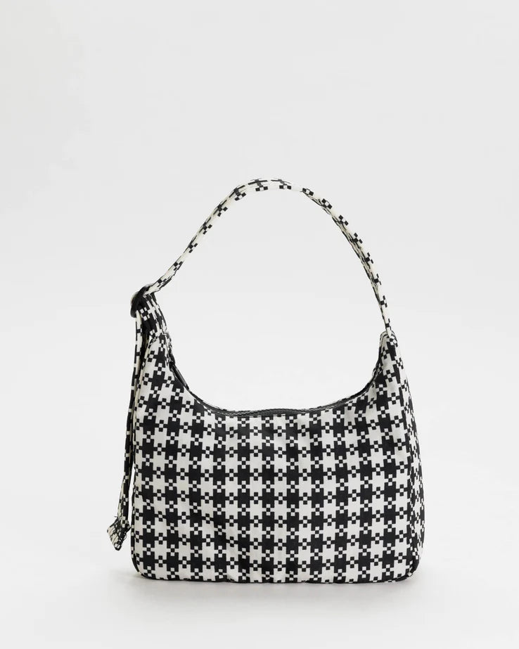Mini nylon top shoulder bag