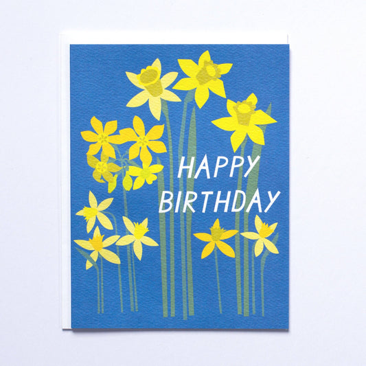 Daffodil Birthday card