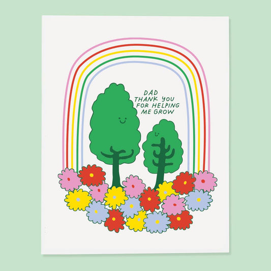 Grow With Dad card - Father's Day card