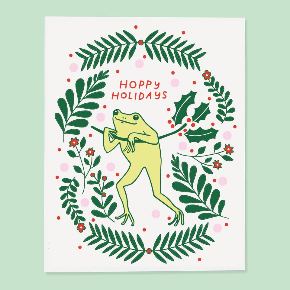 Hoppy Holidays card