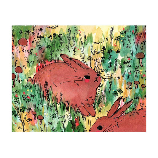 Brown Bunnies print