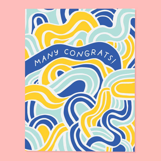 Many Congrats! card