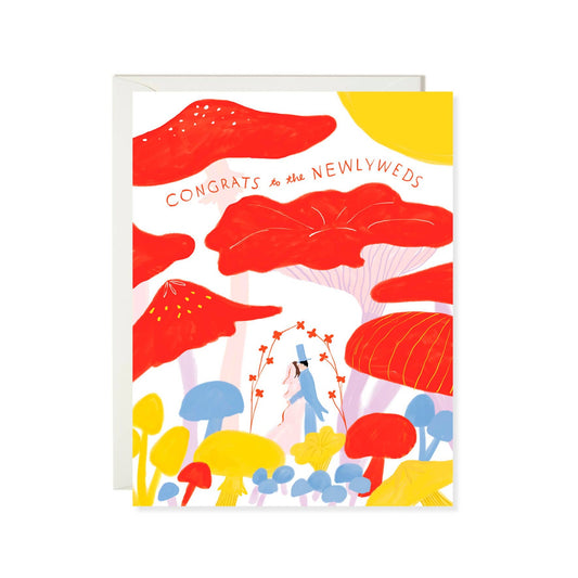 Mushroom Wedding card