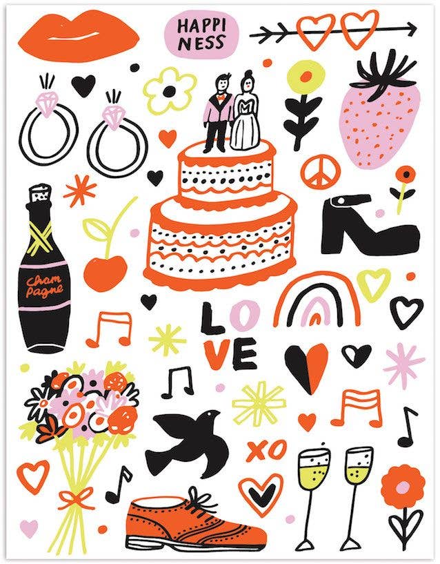 Wedding Love & Happiness card