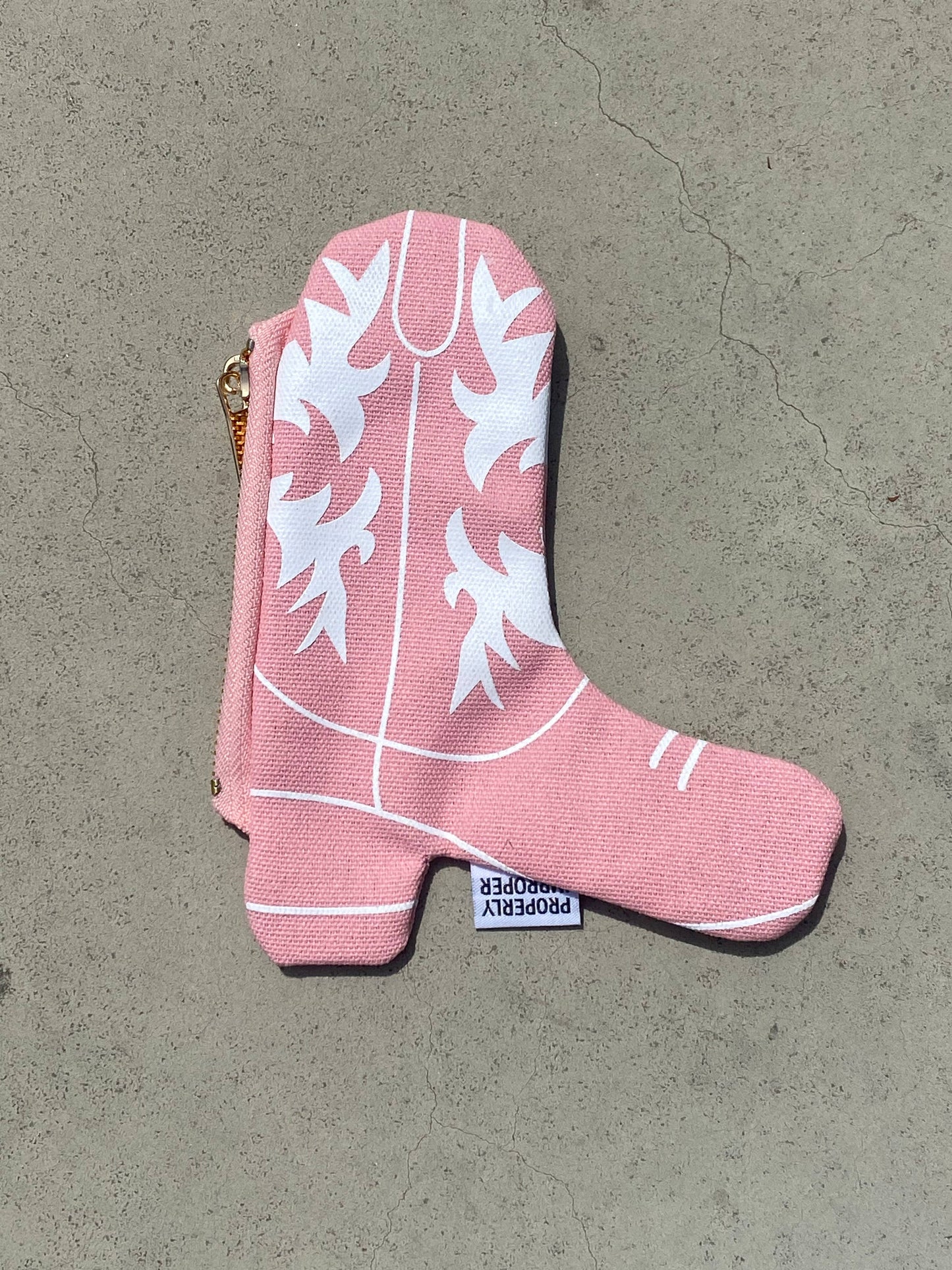 Cowgirl Boot Coin Holder Pouch