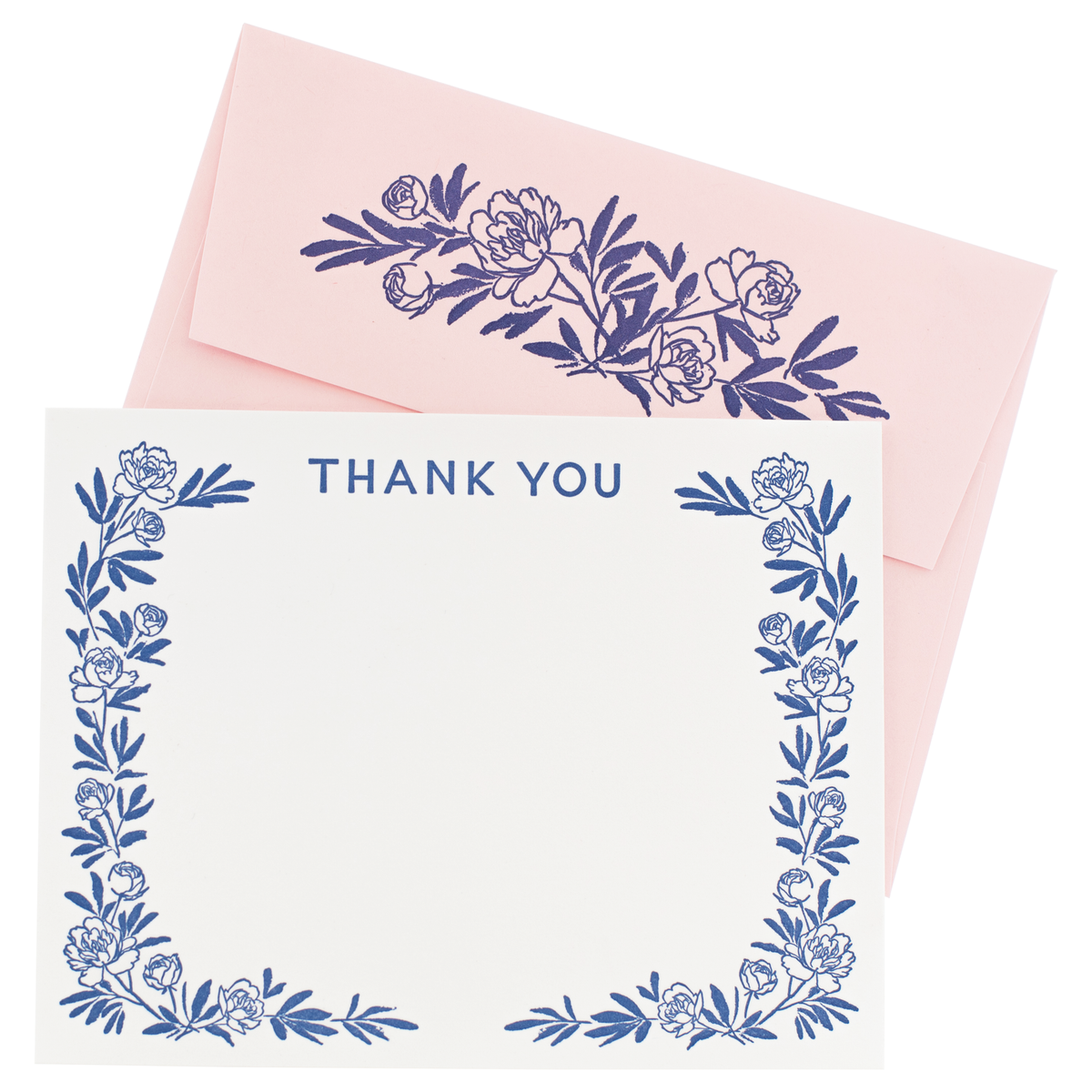 Peony Thank You Boxed Cards