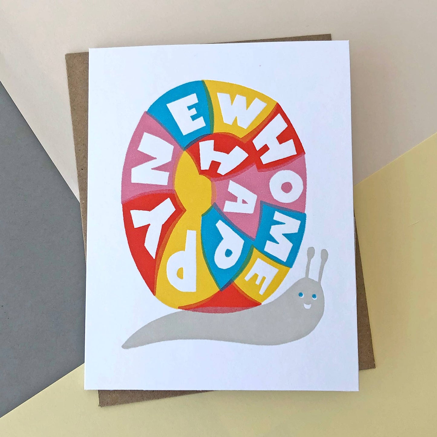 New Home Snail card