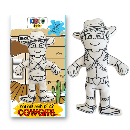 Cowgirl Color and Play Doll