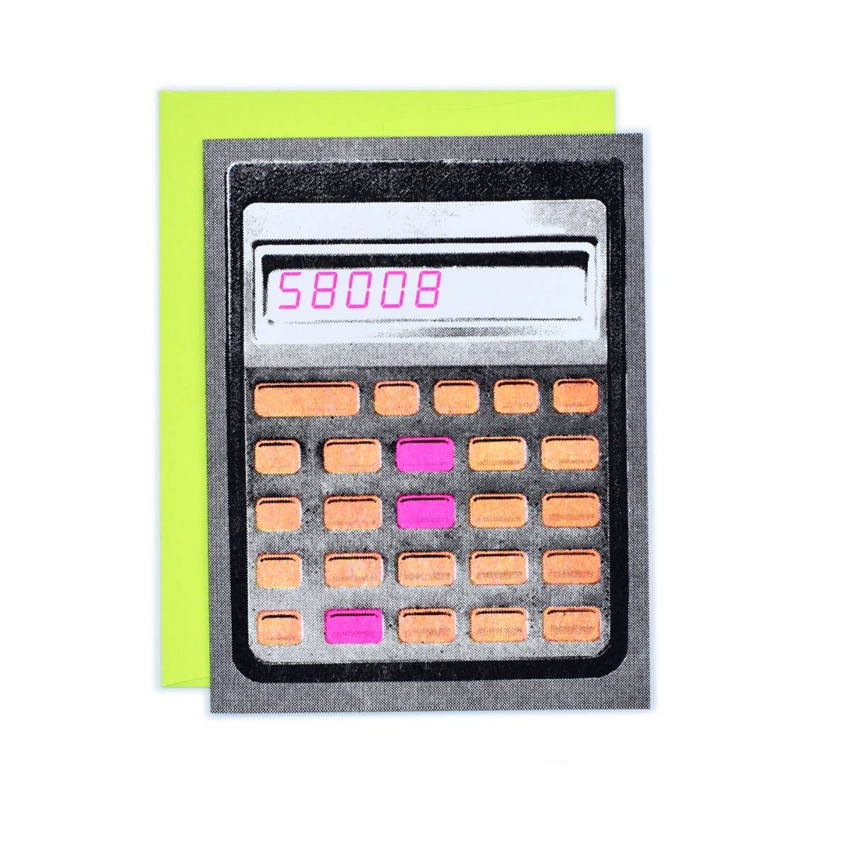 Calculator Boobs Card