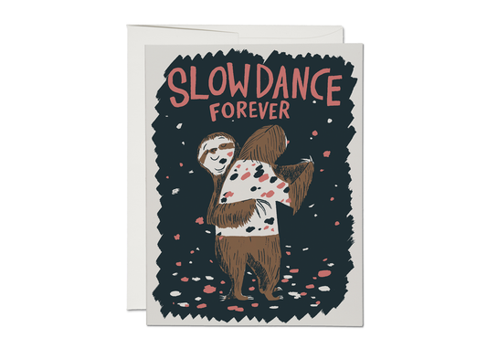 Slow Dance Sloths card