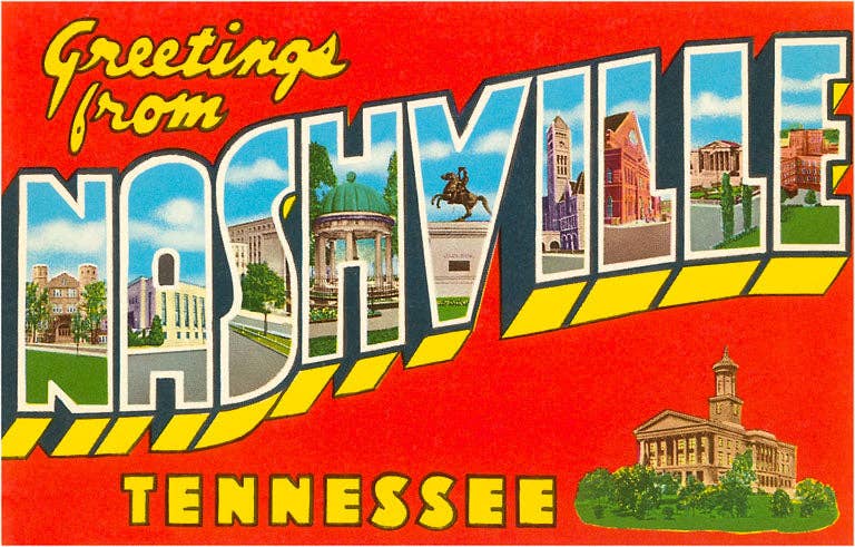 Greetings from Nashville Sticker