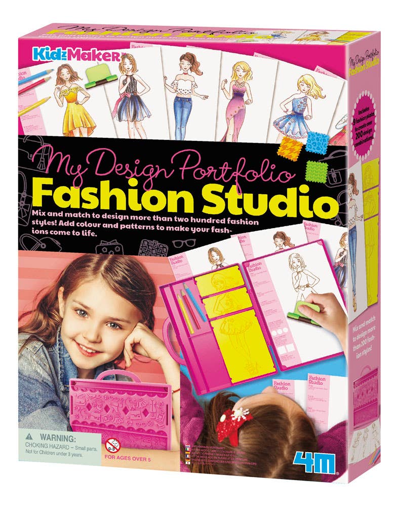 Kidzmaker My Design Portfolio Fashion Studio Kit