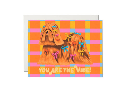Puppy Vibe card