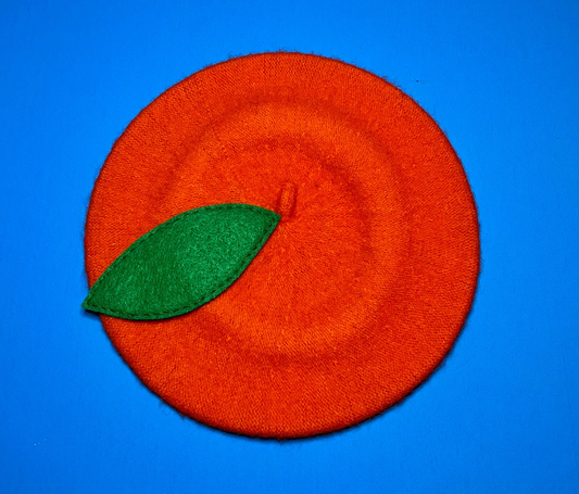 Toddler Size Orange Beret