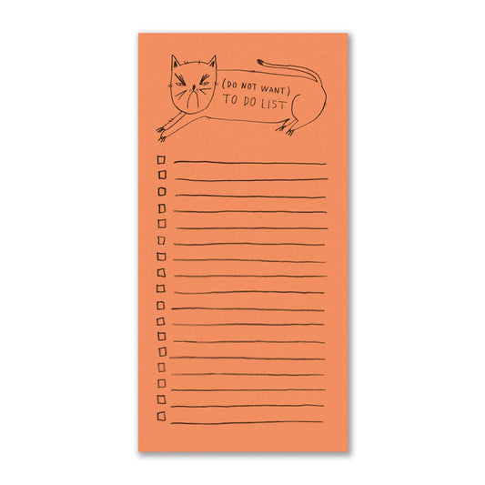Do Not Want To Do List