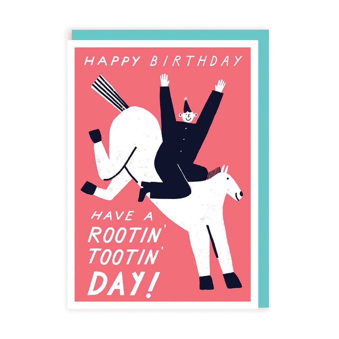 Rootin' Tootin' Birthday card