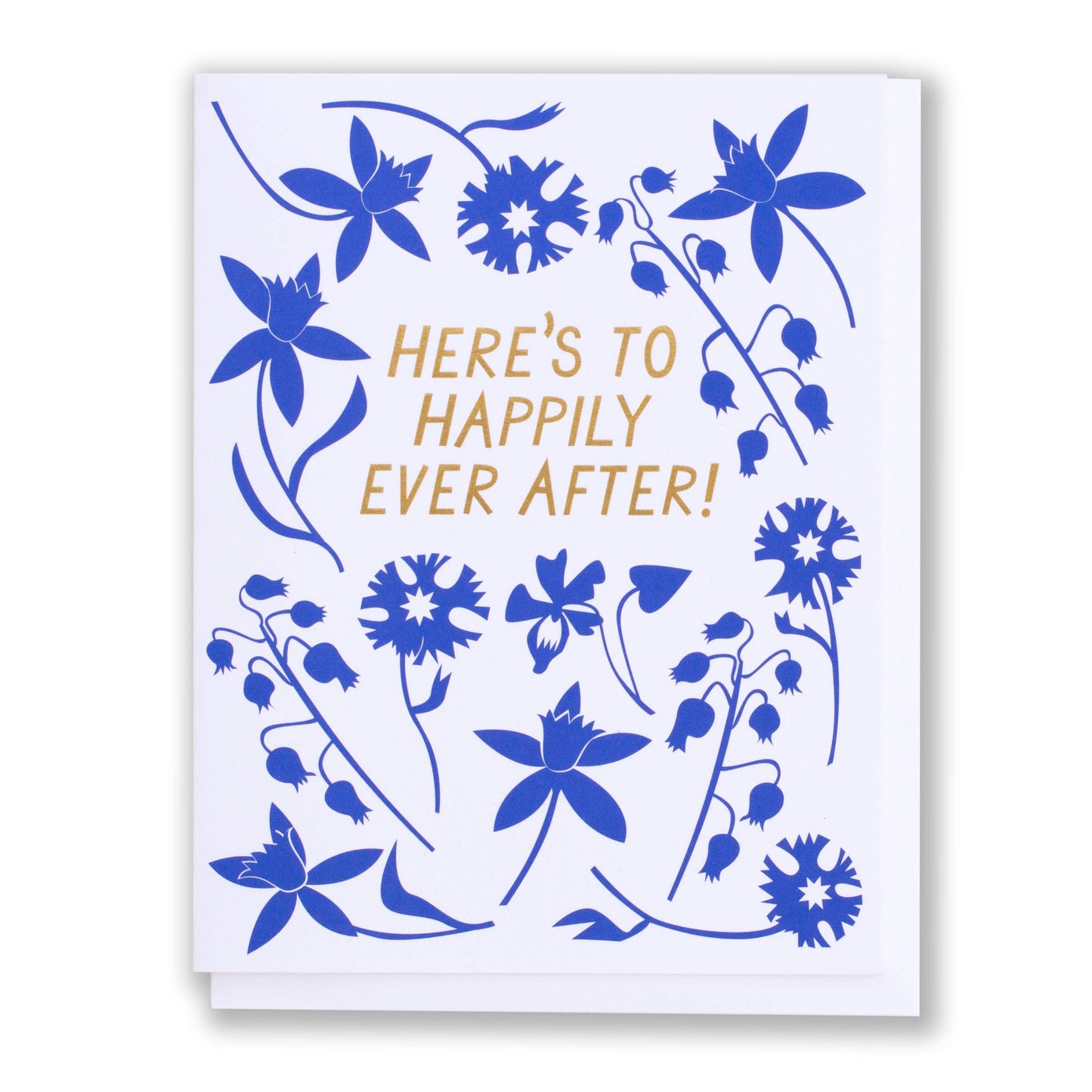 Happily Ever After Floral card