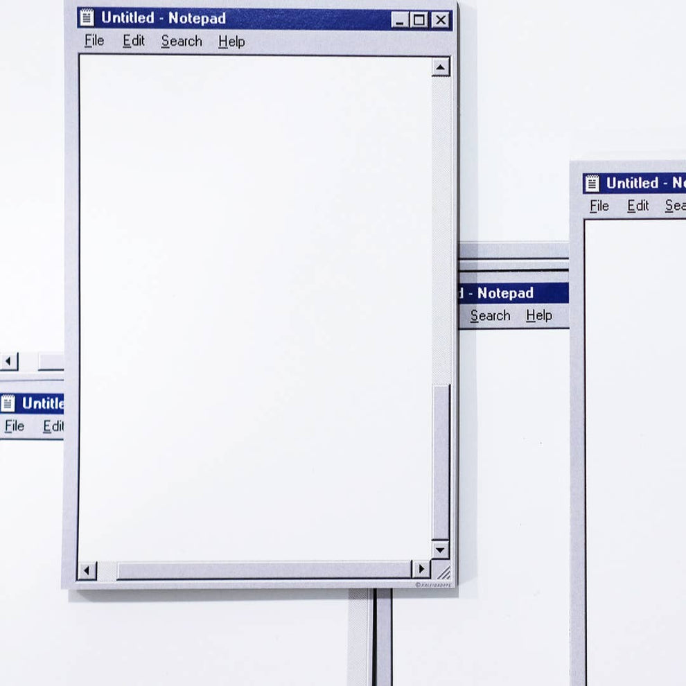 Windows 95 Notepad – Gift Horse