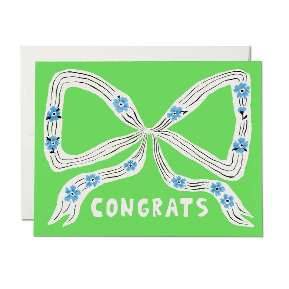 Perfect Bow Congrats card