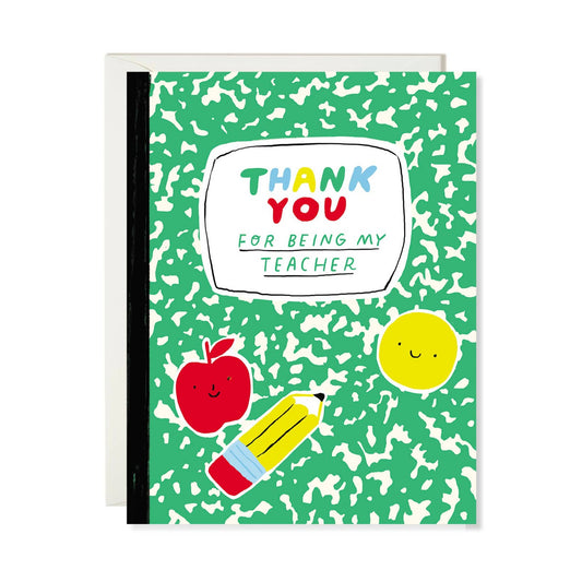 Thank You Teacher card