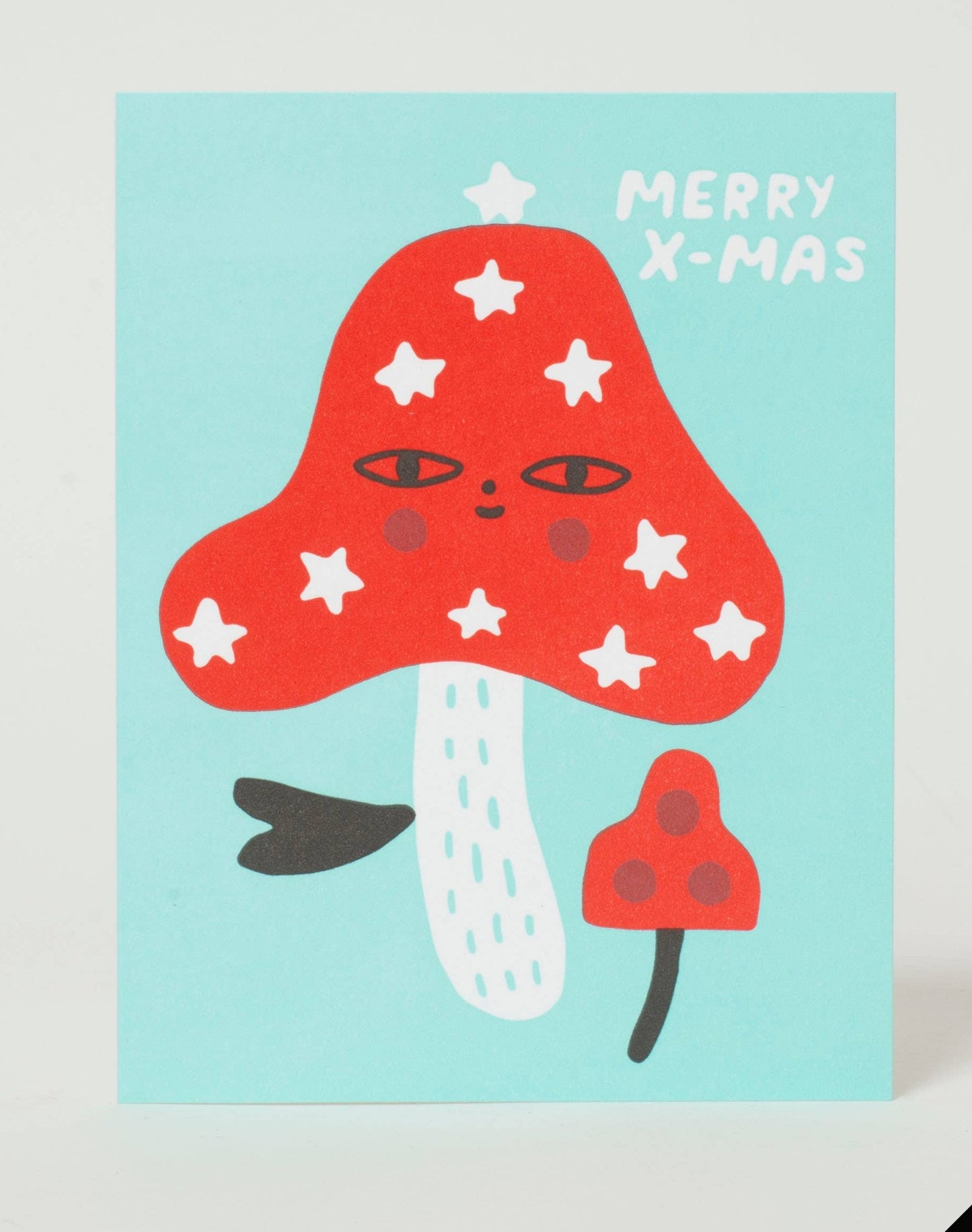 Merry Christmas Mushroom Card