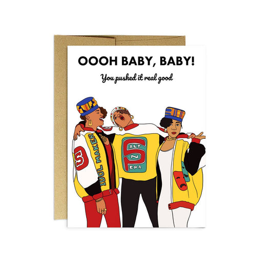 Push It! Baby card