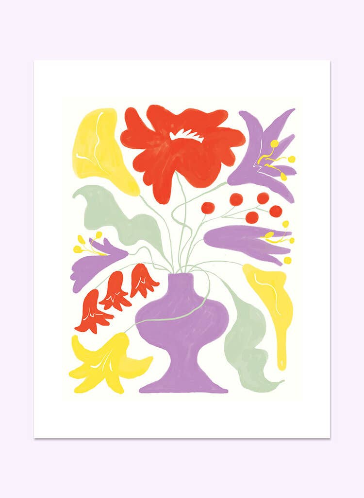 Lilac Vase 11x14"