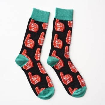 Number 1 Dad Socks