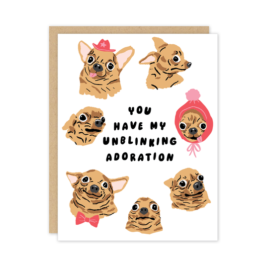 Chihuahua Love card