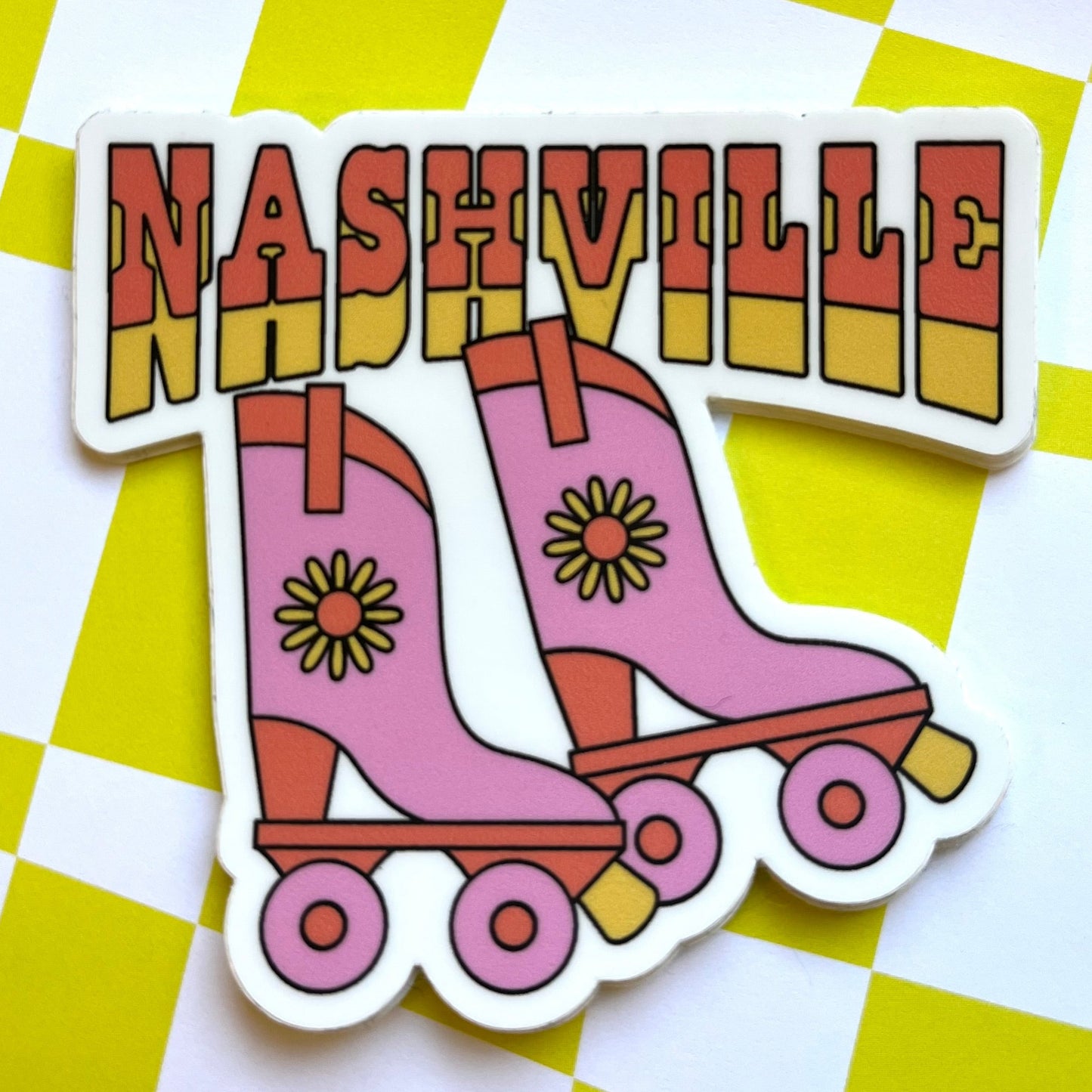 Nashville Roller Skate Sticker