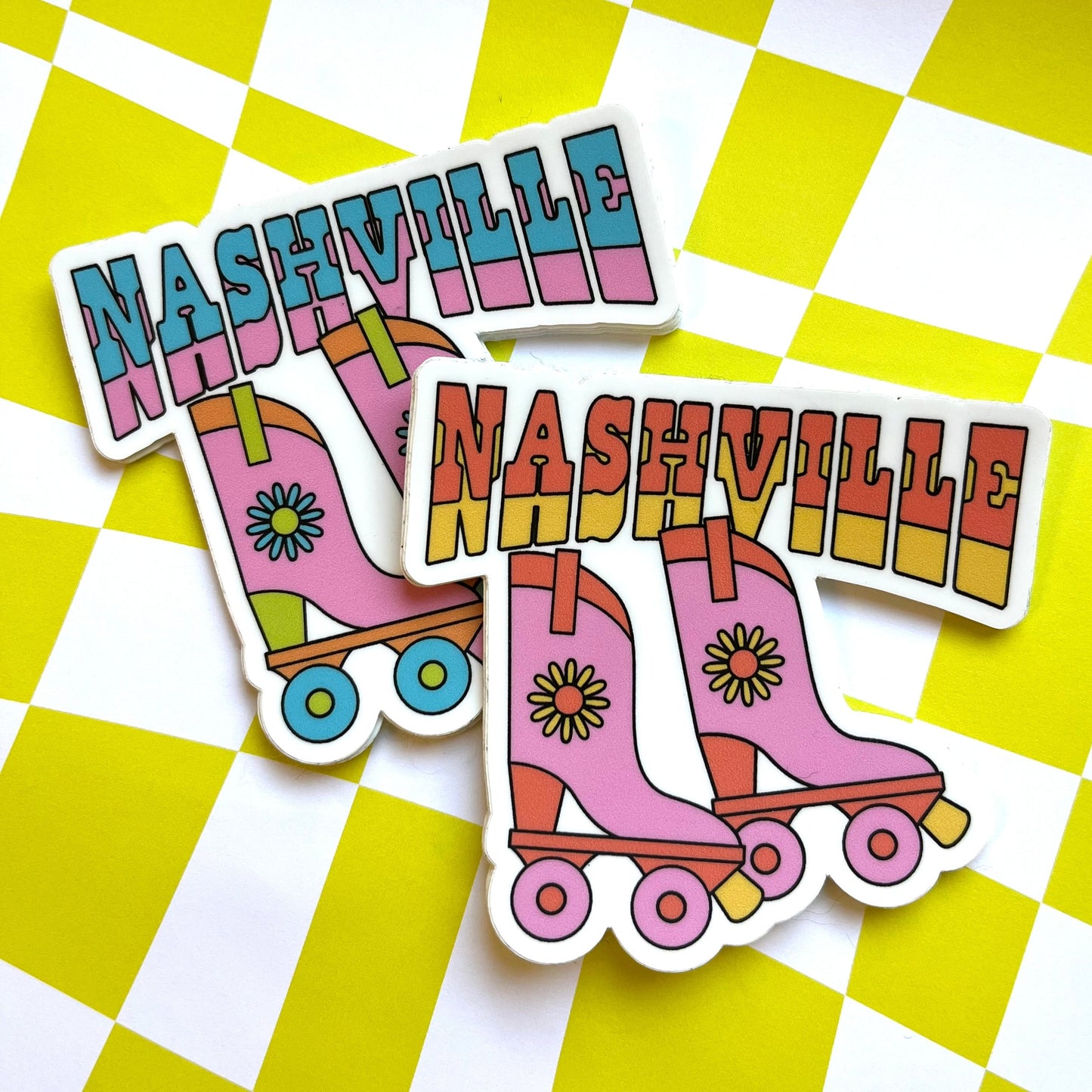 Nashville Roller Skate Sticker