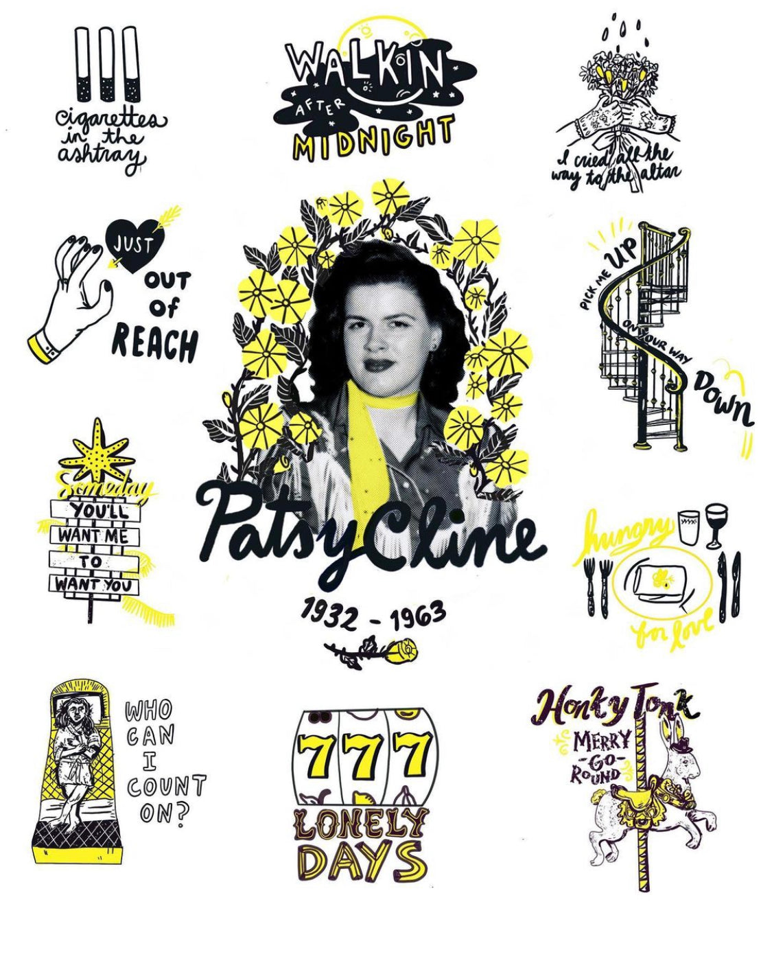 Patsy Cline 11x14"