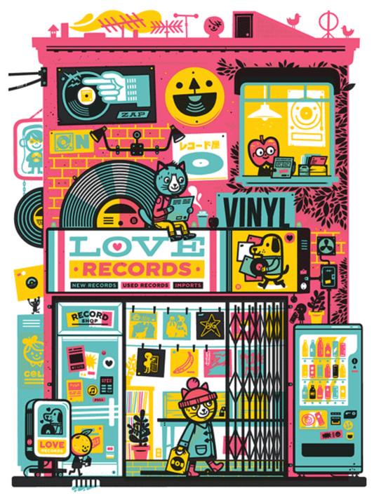 Love Records print