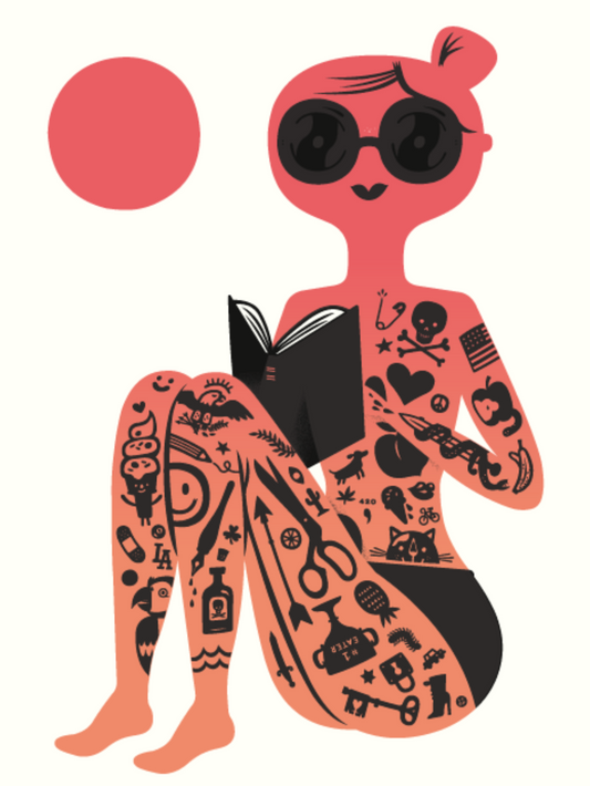 Tattooed Lady print