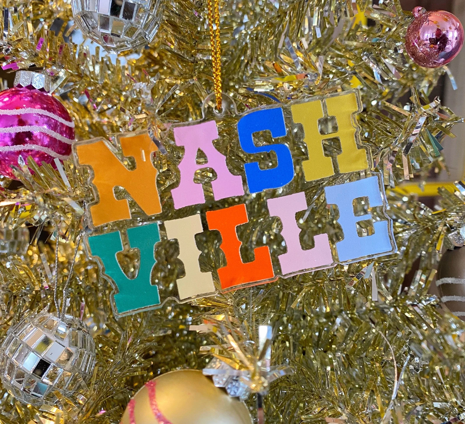 Nashville Stacked Ornament