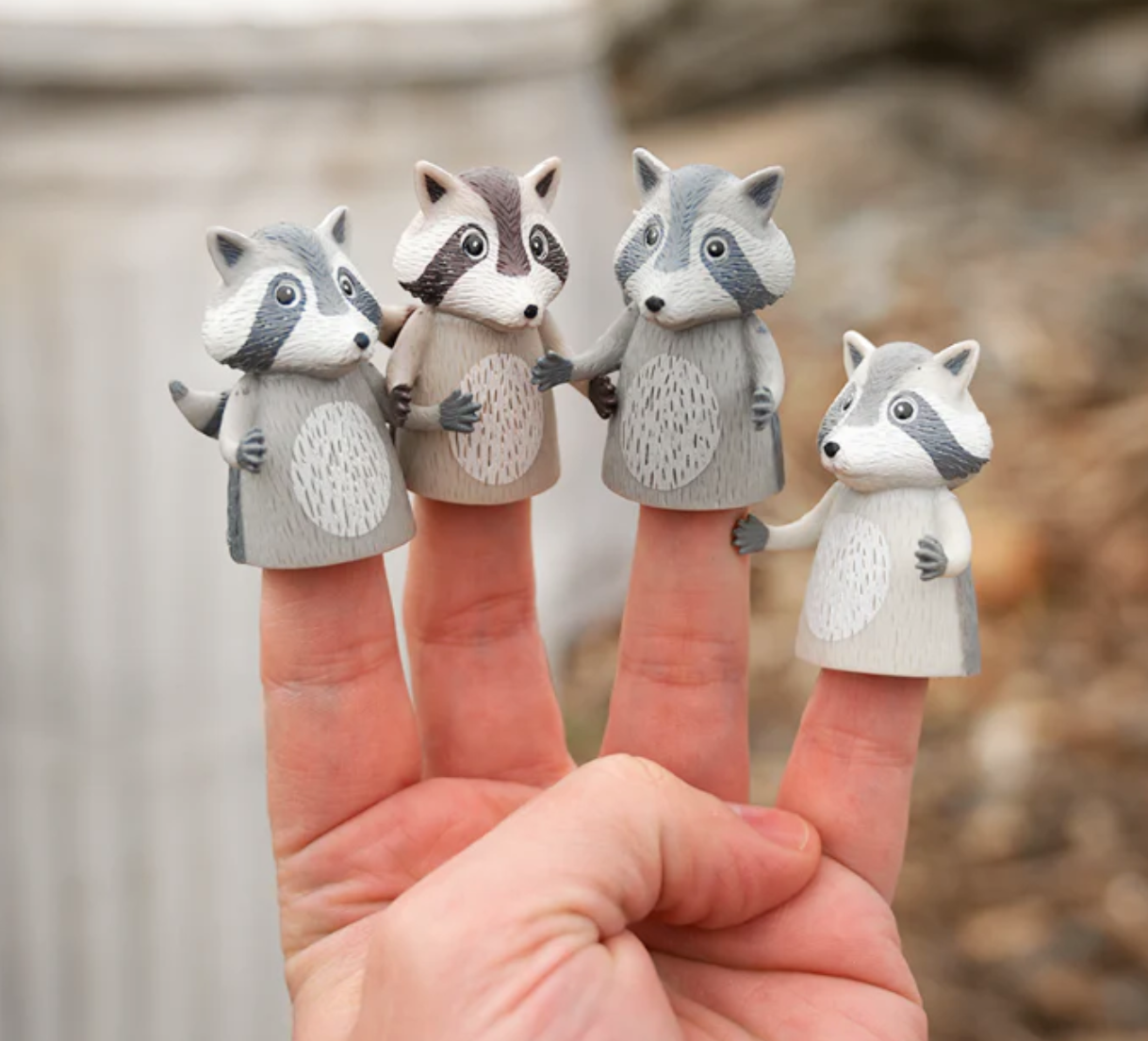 Finger Raccoons