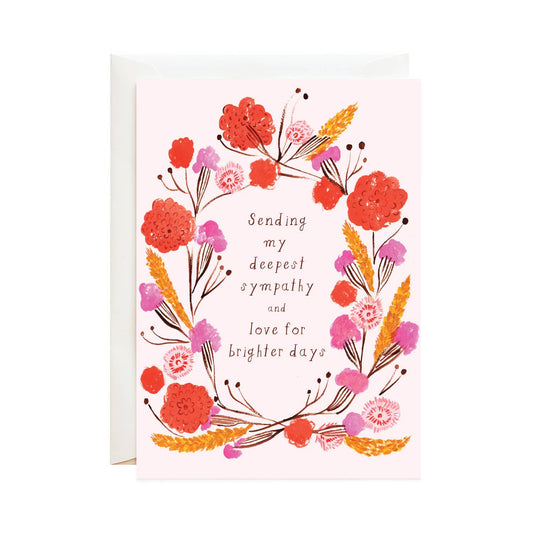 Brighter Days Sympathy card