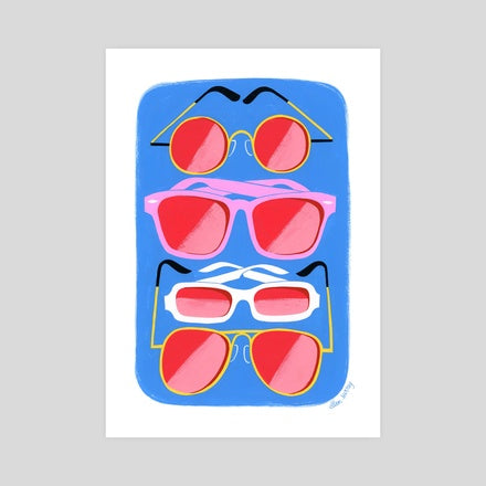 Rose Colored Glasses print