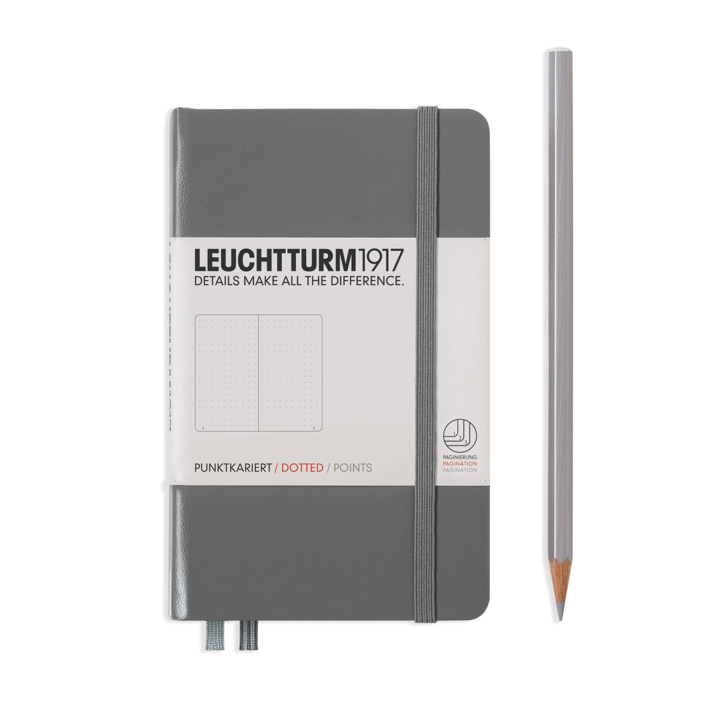 Leuchtturm Pocket Notebook: Hardcover, Dotted Pages