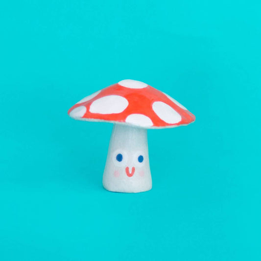 Mini Mushroom Ceramic Sculpture