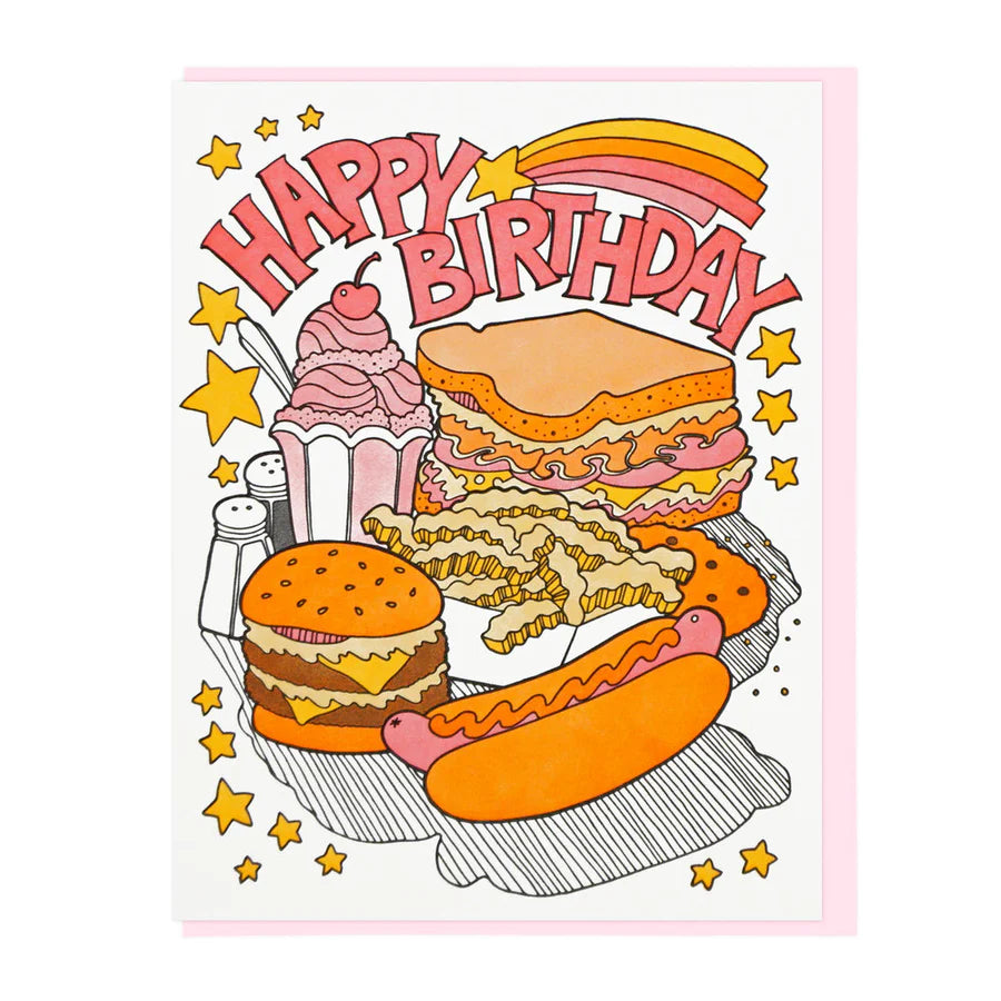 Birthday Junk Food card