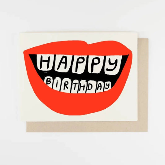 Birthday Lips card