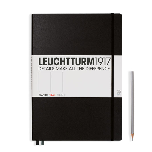 Leuchtturm A4+ Master Hardcover Notebook: Plain Pages